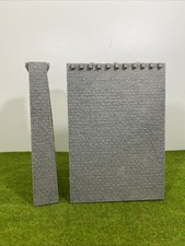 2 große Brückenpfeiler je L 125 x B 30 x H 180mm für HO 1:87 Modelleisenbahn