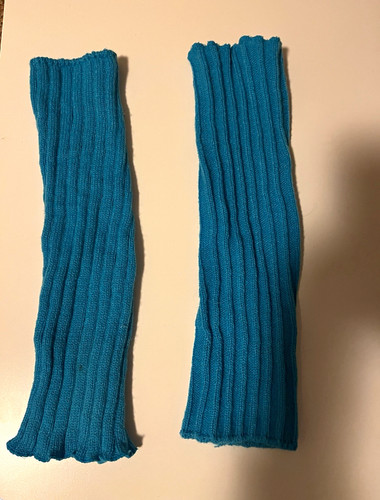 Damen beinstulpen stulpen blau - damen, beinstulpen/stulpen