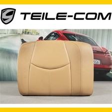 ORIG.Porsche 911 997 Cabrio Notsitzrueckenlehne Kunstleder Sandbeige RECHTS