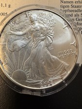 USA One Dollar American Silver Eagle 2005 1 Unze Silber 31,1g. 1oz. 0.999 Ag.