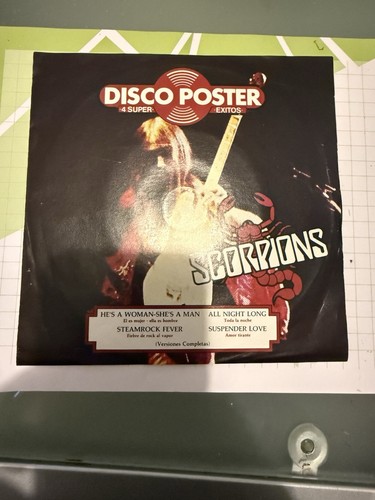 Scorpions disco poster mexico - disco,