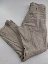 G-Star Jeans Herren W28 L32 Shortcut Elwood Baggy Loose Fit Beige Cord Stoff H2