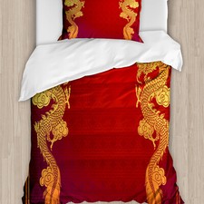 Drachen Bettwäsche Set Historische asiatische Kreatur