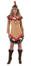 Sexy Indianer Kleid Kostüm