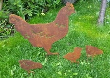 Gartendeko 4er set - 4er, rost