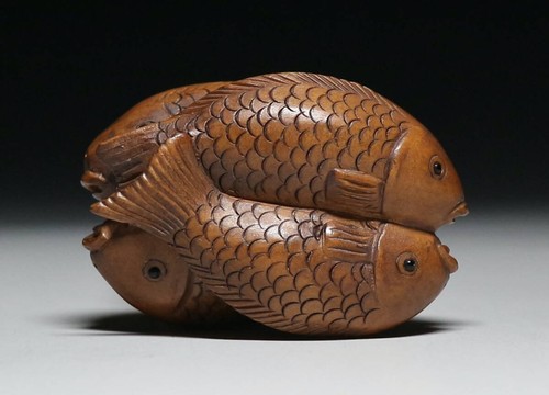 Antiker japanischer netsuke - japanischer,