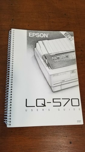 Epson 570 manual - , user's