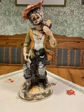 Porzellanfigur Holzfäller von Capodimonte