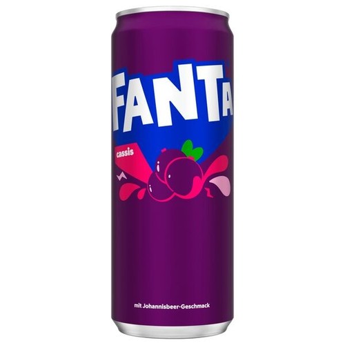 Fanta cassis 24x0 dose - fanta, 24x0.33