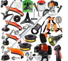 DEMON RQ580 Benzin Motorsense 2in1 Freischneider Rasentrimmer Trimmer 6PS