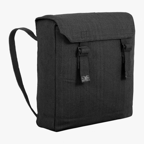 Schwarzer haversack rucksack - schwarzer,