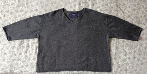 Pullover grau bunt meliert