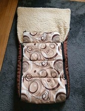 Babylux Kinderwagensack Wintersack Baby Braun Kleinkind Kinderwagen Schlafsack 