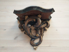 Wandkonsole Holz geschnitzt 