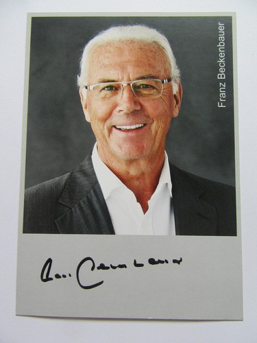 Franz beckenbauer signiert - franz,