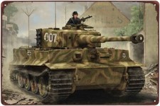 Metal sign - Michael Wittmann