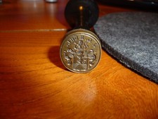 antike Petschaft Siegel J.G.Rühl Bronze 19.Jahrhundert