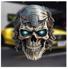 Totenkopf 3D Aufkleber Skull
