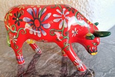 Cow Parade " FLOWER LOVER " CowParade Kuh medium wie neu TOP
