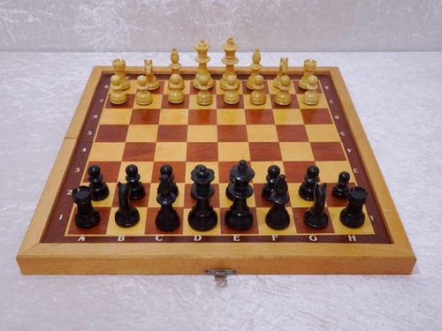 Holz design box schachbrett - holz,