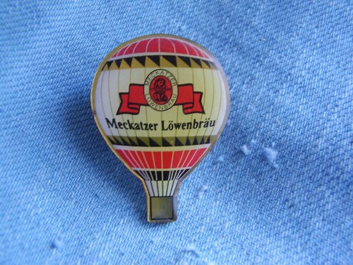 Pin meckatzer löwenbräu bier - pin,