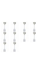 10x E27 Baustellenfassung