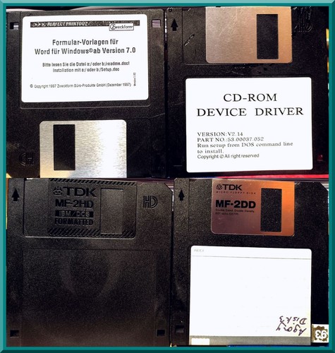 Disketten 44mb mf - disketten, |