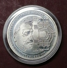 10 EURO Gedenkmünzen 2003 Silber 200 Jahre Gottfried Semper  G  in Münzkapsel