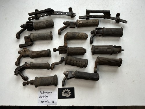 Vorkrieg motorrad fußrasten - vorkrieg,
