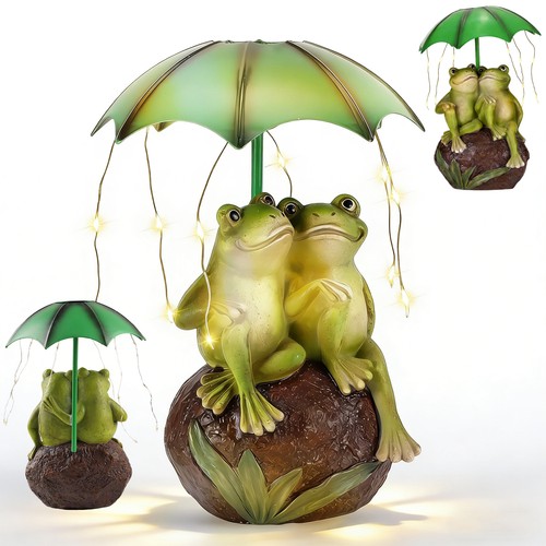Frosch figuren mit led - frosch,