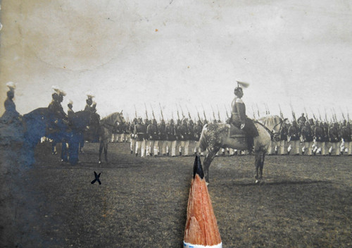 Foto soldaten königsparade - pk,