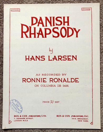Danish rhapsody 1954 - -, uk