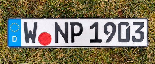 Kfz kennzeichen nummernschild - kfz-kennzeichen,