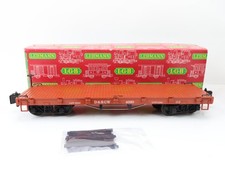 LGB Spur G 4060 Güterwagen Flachwagen Rungenwagen D&RGW / OVP