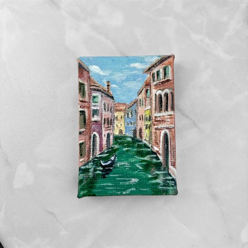Original mini acrylbild 5x7cm - mini,