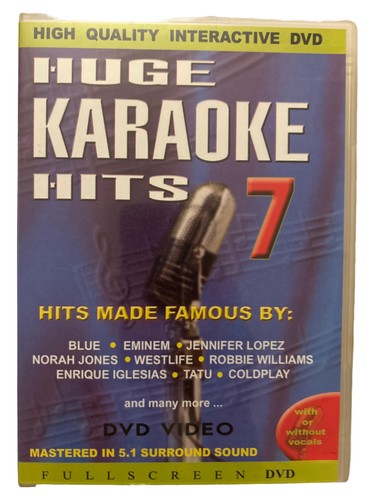 Huge karaoke hits dvd - huge,