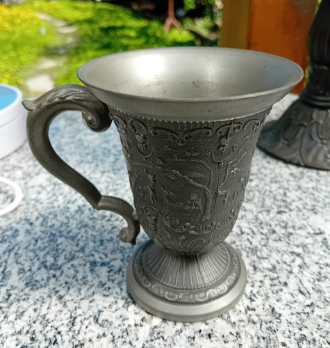 Fein zinn kleiner krug - krug, /