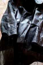 Frauen ECHTLEDER JACKE , Große Größen, Schwarz, GR. 52  "Belle Surprise"