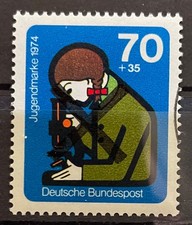Bund 800/03 Jugend mit Andreaskreuz-Entwertung aus KBWZ Bögen