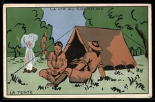 La vie au grand air, La tente