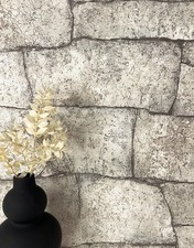 Tapete Vliestapete Beige Stein