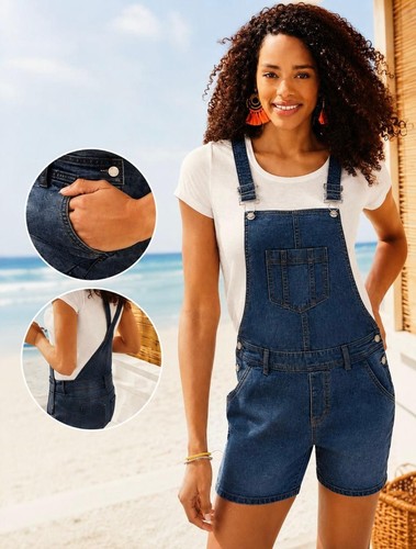 Jeans latzshorts shorts - jeans,