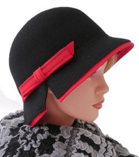 Damen Hut elegant Glockenhut