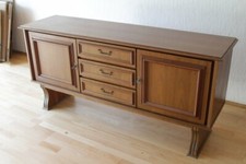 Wohnzimmer Anrichte 1969 Nussbaum Munker Modell Lingen Mid Century + TV-Schrank