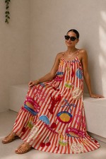Damen Maxikleid „Positano“