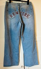 Baggy Jeans, hinten mit NEW YORK bestickt, Größe XL
