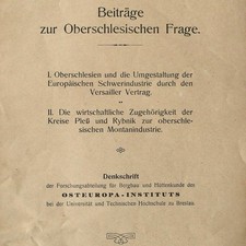 Beiträge Oberschlesische