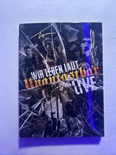 UNANTASTBAR Wir Leben Laut Live Musik+2 CD !!!UNTERSCHRIEBEN!!!