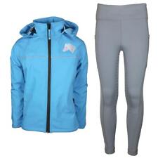 Kinder Reitset Eva Softshell Reitjacke hellblau Reitleggings Amy grau MSTrachten