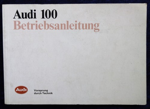 Betriebsanleitung audi 100 - betriebsanleitung, c3